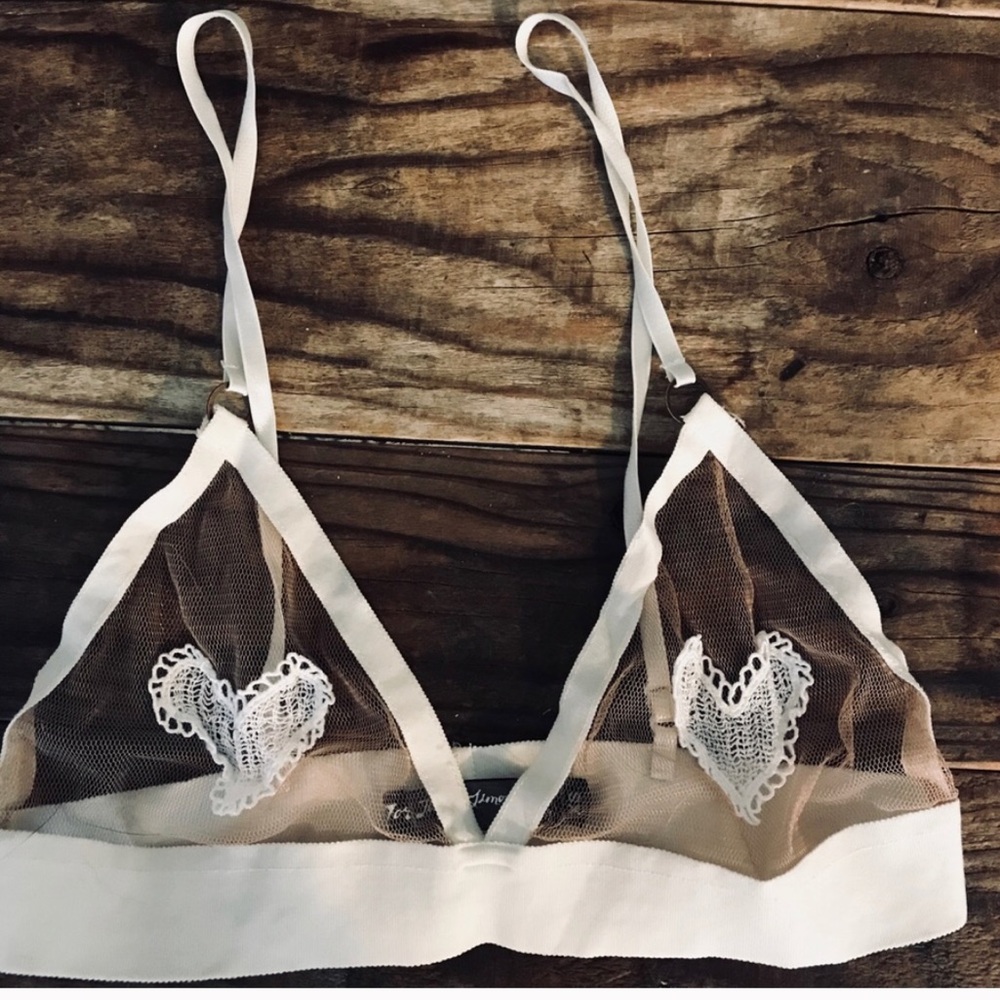 •For Love & Lemons• Heart Bralette